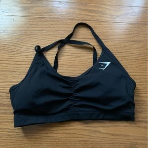 Gymshark Black Ruched Sports